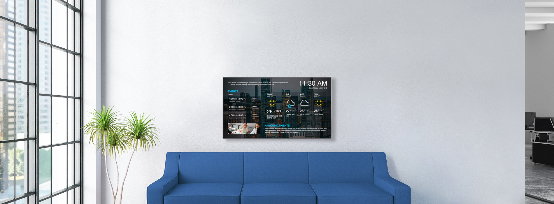 Digital signage solutions